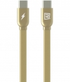 Remax Type-C Platte USB-C naar USB-C Kabel (100cm) - Goud