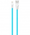 Remax Aliens Standaard USB naar Lightning Kabel - Blauw (1m)