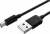 Usams U-Turn Standaard USB naar MicroUSB Kabel (100cm) - Zwart