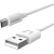 Usams U-Turn Standaard USB naar MicroUSB Kabel (100cm) - Wit