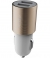Rock Motor Dual USB Autolader / Car Charger 2.1A - Goud/Wit