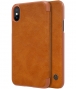 Nillkin Qin PU Leather Book Case Apple iPhone X/XS (5.8") - Bruin