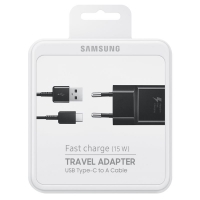 Samsung Fast Charge 15W Travel Adapter + USB Type-C naar A kabel