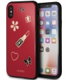 Guess Iconic Hard Case voor Apple iPhone X/XS (5,8") - Rood
