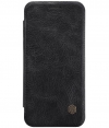 Nillkin Qin PU Leather Book Case voor Huawei P20 Lite - Zwart