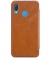 Nillkin Qin PU Leather Book Case voor Huawei P20 Lite - Bruin