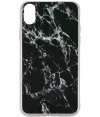 Uunique Street Marble TPU Case Apple iPhone X/XS (5,8'') - Zwart