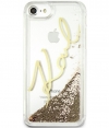 Karl Lagerfeld Liquid Glitter Case - Apple iPhone 6/6S/7/8 - Goud