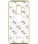 Guess 4G TPU Back Cover voor Samsung Galaxy S9 - Goud