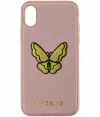 Guess Butterfly Hard Cover - Apple iPhone X/XS (5.8") - Roségoud
