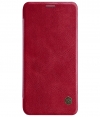 Nillkin Qin PU Leather Book Case - Samsung Galaxy A6 Plus - Rood