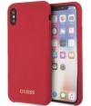 Guess Silicone Hard Case - Apple iPhone X/XS (5.8") - Rood