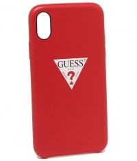 Guess Triangle Hard Case voor Apple iPhone X/XS (5.8") - Rood