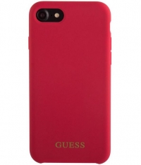 Guess Silicone HardCase voor Apple iPhone 7/8 (4.7") - Rood