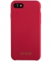 Guess Silicone HardCase voor Apple iPhone 7/8 (4.7") - Rood