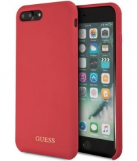 Guess Silicone HardCase voor Apple iPhone 7/8 Plus (5.5") - Rood