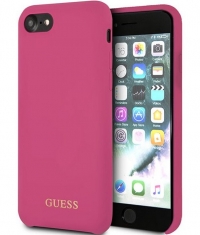 Guess Silicone HardCase voor Apple iPhone 7/8 (4.7") - Roze