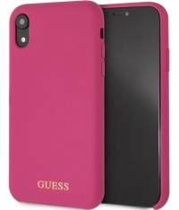 Guess Silicone HardCase - Apple iPhone XR (6.1") - Roze