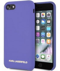 Karl Lagerfeld Silicone Case - Apple iPhone 7/8 (4.7") - Paars