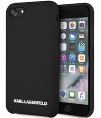 Karl Lagerfeld Silicone Case - Apple iPhone 7/8 (4.7") - Zwart