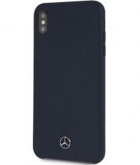 Mercedes-Benz Silicone Case - Apple iPhone XS Max (6.5") - Blauw