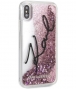Karl Lagerfeld Star Glitter Case - iPhone X/XS (5.8") - Roségoud