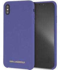 Karl Lagerfeld Silicone Case - Apple iPhone X/XS (5.8") - Paars