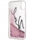 Karl Lagerfeld Star GlitterCase - iPhone XS Max (6.5") - Roségoud