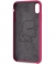 Karl Lagerfeld Silicone Case - Apple iPhone XS Max (6.5") - Roze