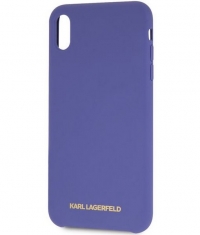 Karl Lagerfeld Silicone Case - Apple iPhone XR (6.1") - Paars