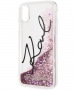 Karl Lagerfeld Star Glitter Case - iPhone XR (6.1") - Roségoud