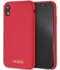 Guess Silicone HardCase - Apple iPhone XR (6.1") - Rood