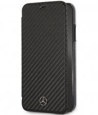 Mercedes-Benz Dynamic Carbon Case Apple iPhone XR (6.1'') - Zwart