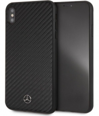 Mercedes-Benz Carbon HardCase Apple iPhone XS Max (6.5'') - Zwart