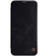 Nillkin Qin PU Leather Book Case - Samsung Galaxy J4 Plus - Zwart