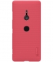 Nillkin Frosted Shield HardCase voor Sony Xperia XZ3 - Rood