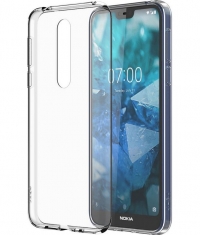 Nokia Origineel Clear Hard Case Nokia 7.1 (2018) - Transparant