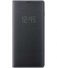 Samsung Galaxy S10+ LED Wallet Case EF-NG975PB Origineel - Zwart