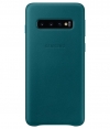 Samsung Galaxy S10 Leather Cover EF-VG973LG - Groen (Bulk)
