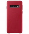 Samsung Galaxy S10+ Leather Cover EF-VG975LR Origineel - Rood