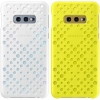 Samsung Galaxy S10e Pattern Cover EF-XG970CW - Wit en Geel