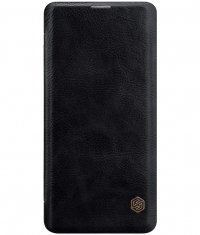 Nillkin Qin PU Leather Book Case voor Samsung Galaxy S10 - Zwart