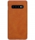 Nillkin Qin PU Leather BookCase - Samsung Galaxy S10 Plus - Bruin