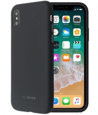 So Seven Smoothie Silicone Case - iPhone XS Max (6.5") - Zwart