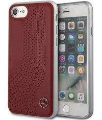 Mercedes-Benz Leather Hard Case - iPhone 6/6S/7/8 (4.7") - Rood