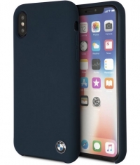 BMW Signature Silicone Case - Apple iPhone X/XS (5.8") - Blauw