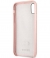 Guess Saffiano Strap Hard Case Apple iPhone X/XS (5.8") Roségoud