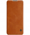 Nillkin Qin PU Leather Book Case voor Huawei P30 Lite - Bruin