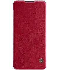 Nillkin Qin PU Leather Book Case voor Huawei P30 Lite - Rood