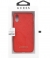 Guess Peony Debossed Logo Hard Case - iPhone X/XS (5,8'') - Rood